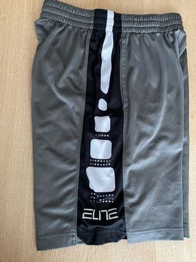 Nike Elite - Kids size Large -  Gray and Black Elite basketball Shorts